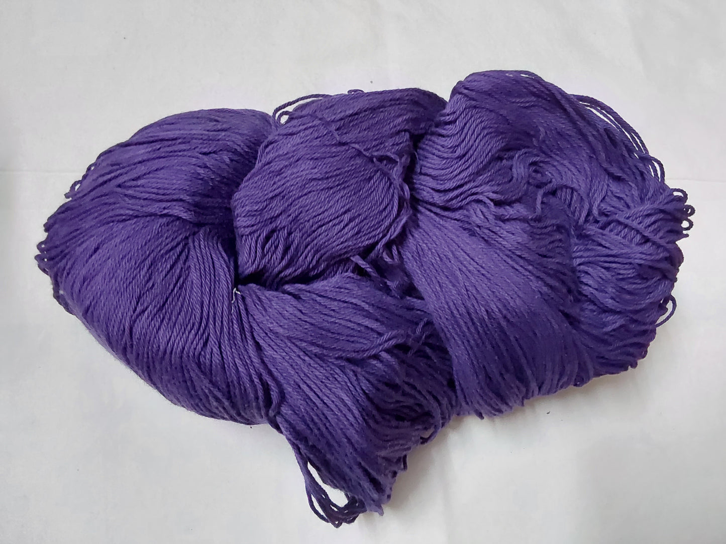 PU 4ply Cotton Yarn for Crochet/Knitting Dark Purple - ZealHobbieZ