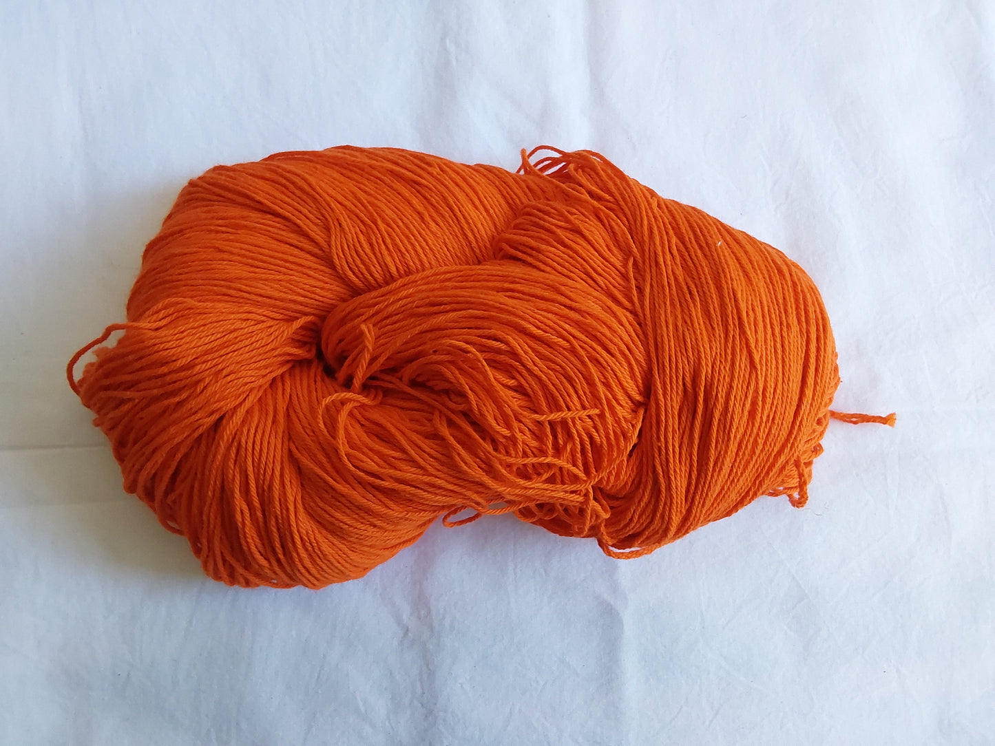 PU 4ply Cotton Yarn for Crochet/Knitting Orange - ZealHobbieZ