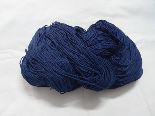 PU 4ply Cotton Yarn for Crochet/Knitting Blue - Berry