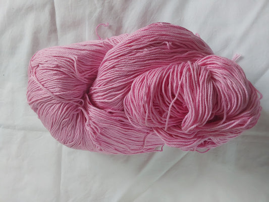 PU 4ply Cotton Yarn for Crochet/Knitting Pink - Doll