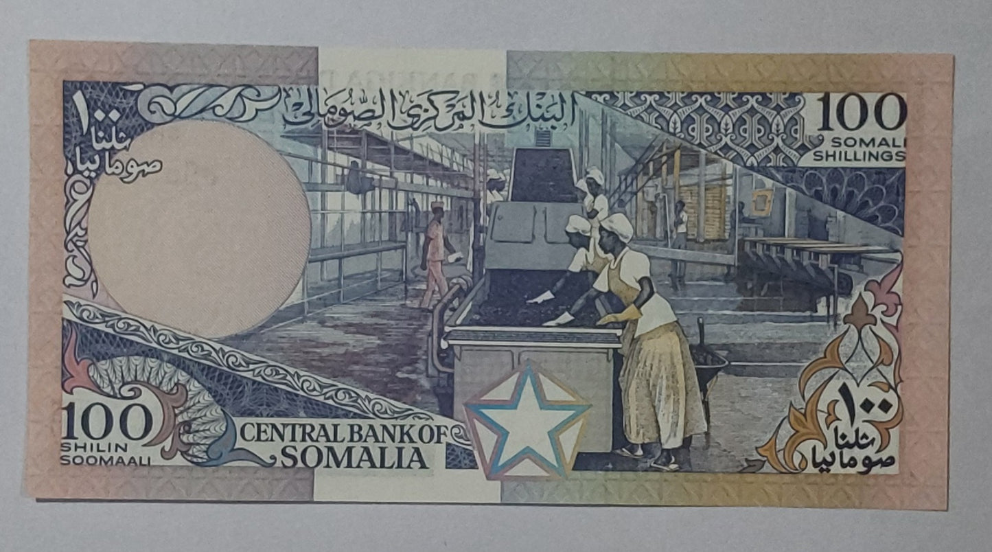 Somalia 100 Shilling Somali UNC 1987 - ZealHobbieZ