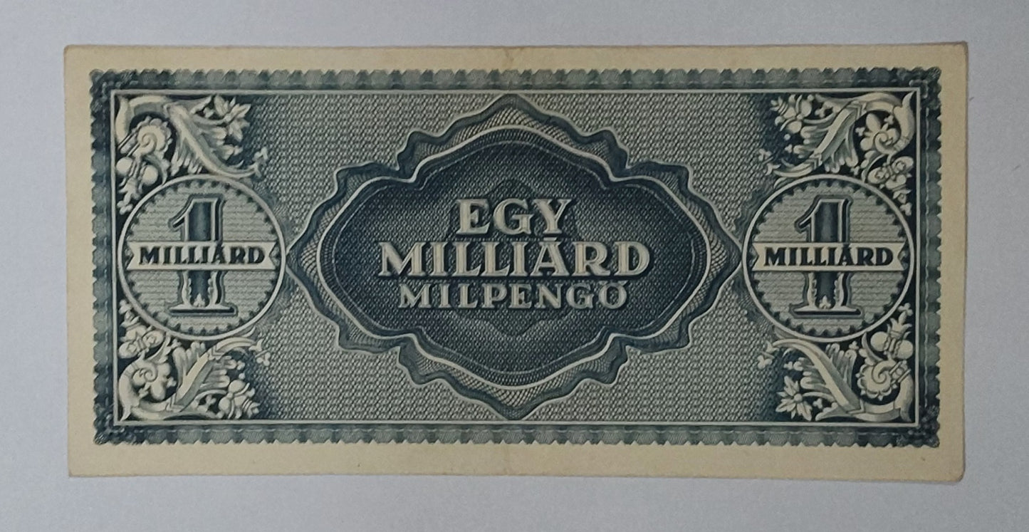 Hungary 1 000 000 000 Millions Pengos P131 1946 used note - ZealHobbieZ