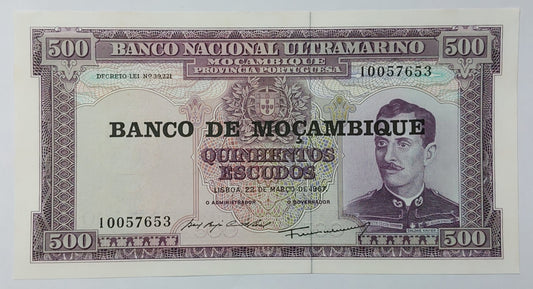 Mozambique 500 Escudos 1976 P118 UNC - ZealHobbieZ