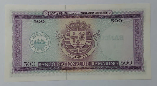 Mozambique 500 Escudos 1976 P118 UNC - ZealHobbieZ
