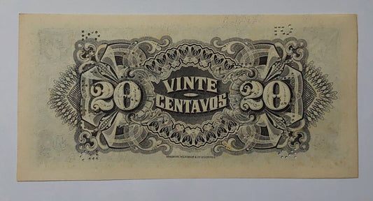 Mozambique 20 Centavos 1933 UNC R29 - ZealHobbieZ