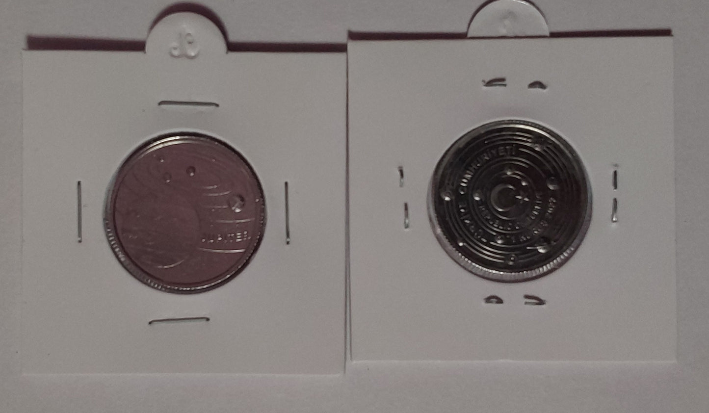 Turkey Solar planet 10 Coins set 1 kurus (2022-23) - ZealHobbieZ