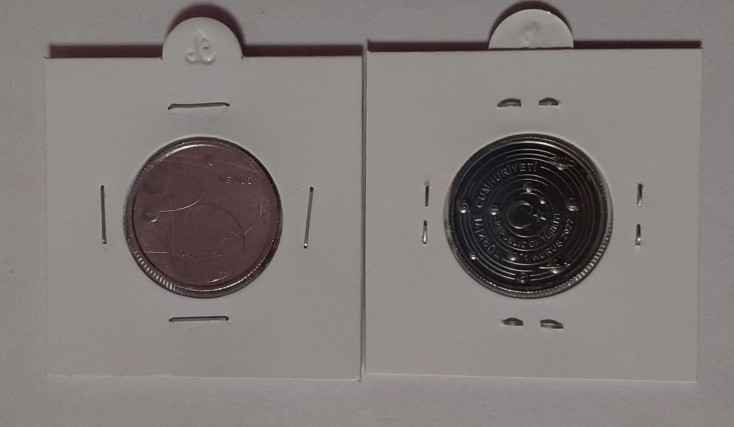 Turkey Solar planet 10 Coins set 1 kurus (2022-23) - ZealHobbieZ