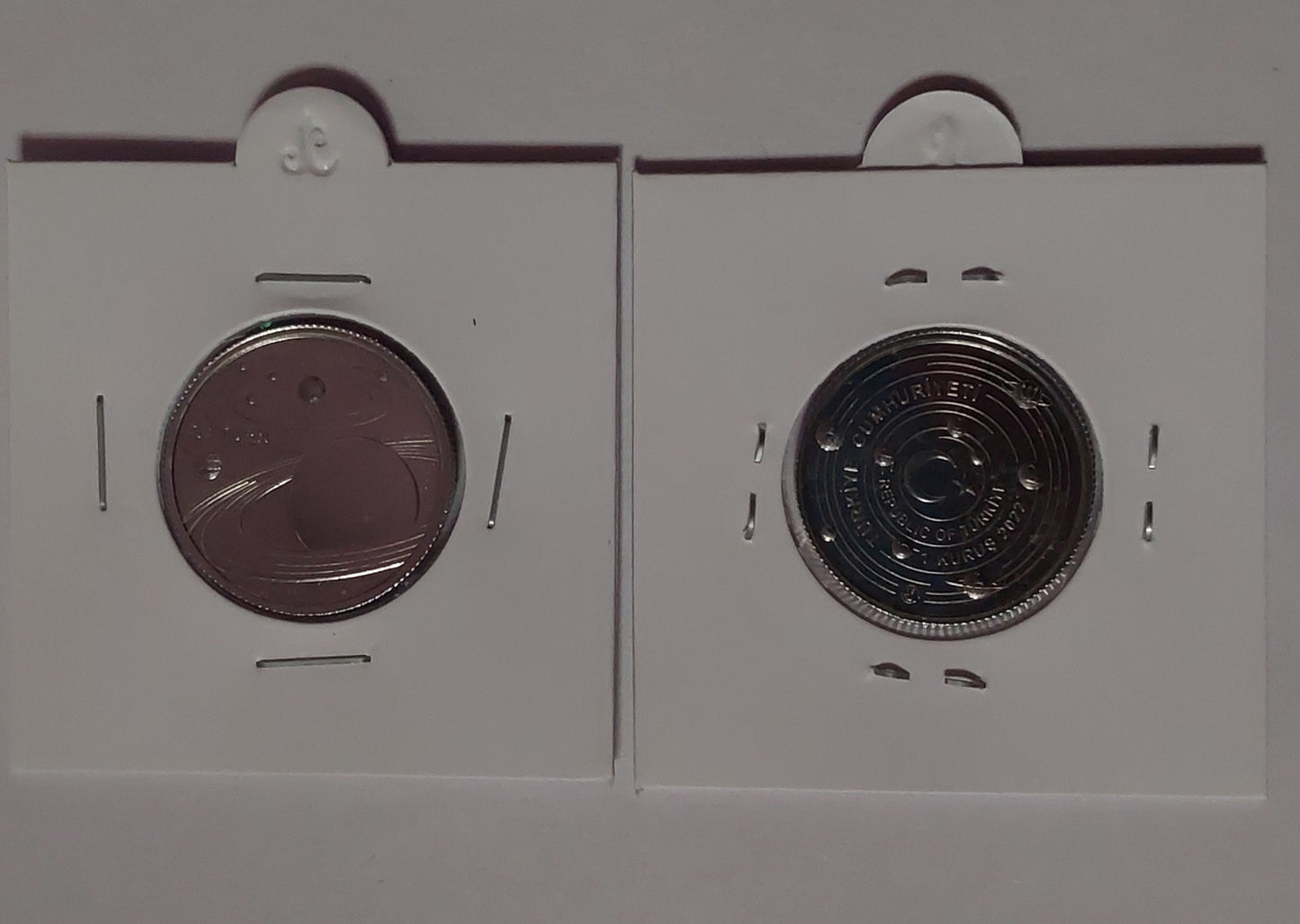 Turkey Solar planet 10 Coins set 1 kurus (2022-23) - ZealHobbieZ
