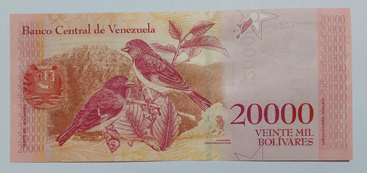 Venezuela 20000 Bolívares 2017 P99 UNC - ZealHobbieZ