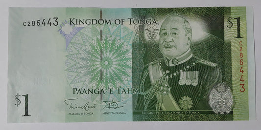 Tonga 1 Paanga 2009 P37 UNC - ZealHobbieZ