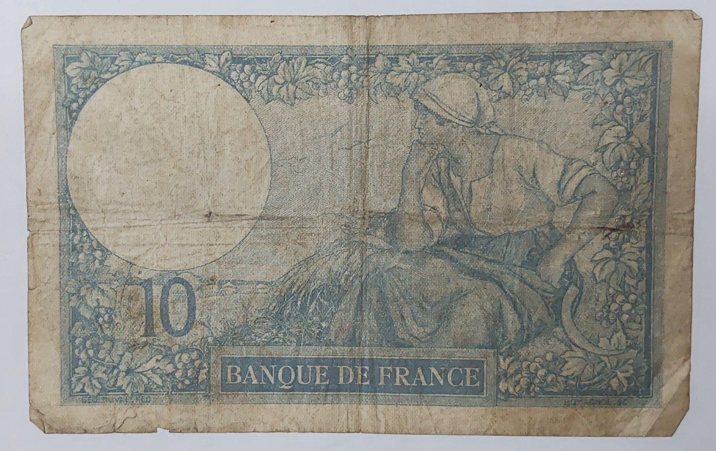 France 10 francs 06.10.1927 used ZealhobbieZ