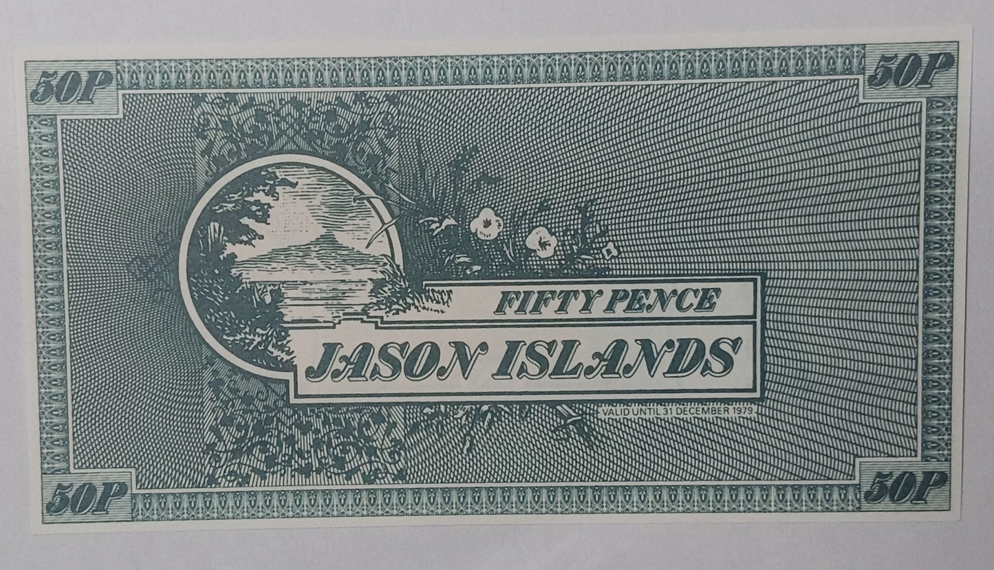 Jayson Islands 50 pence 1978 PRIVATE ISSUE UNC - ZealhobbieZ