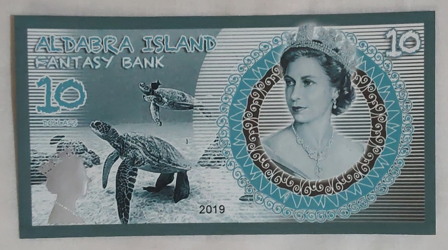 Aldabra Island 5, 10, 20, 50, 100 Pounds FANTASY set