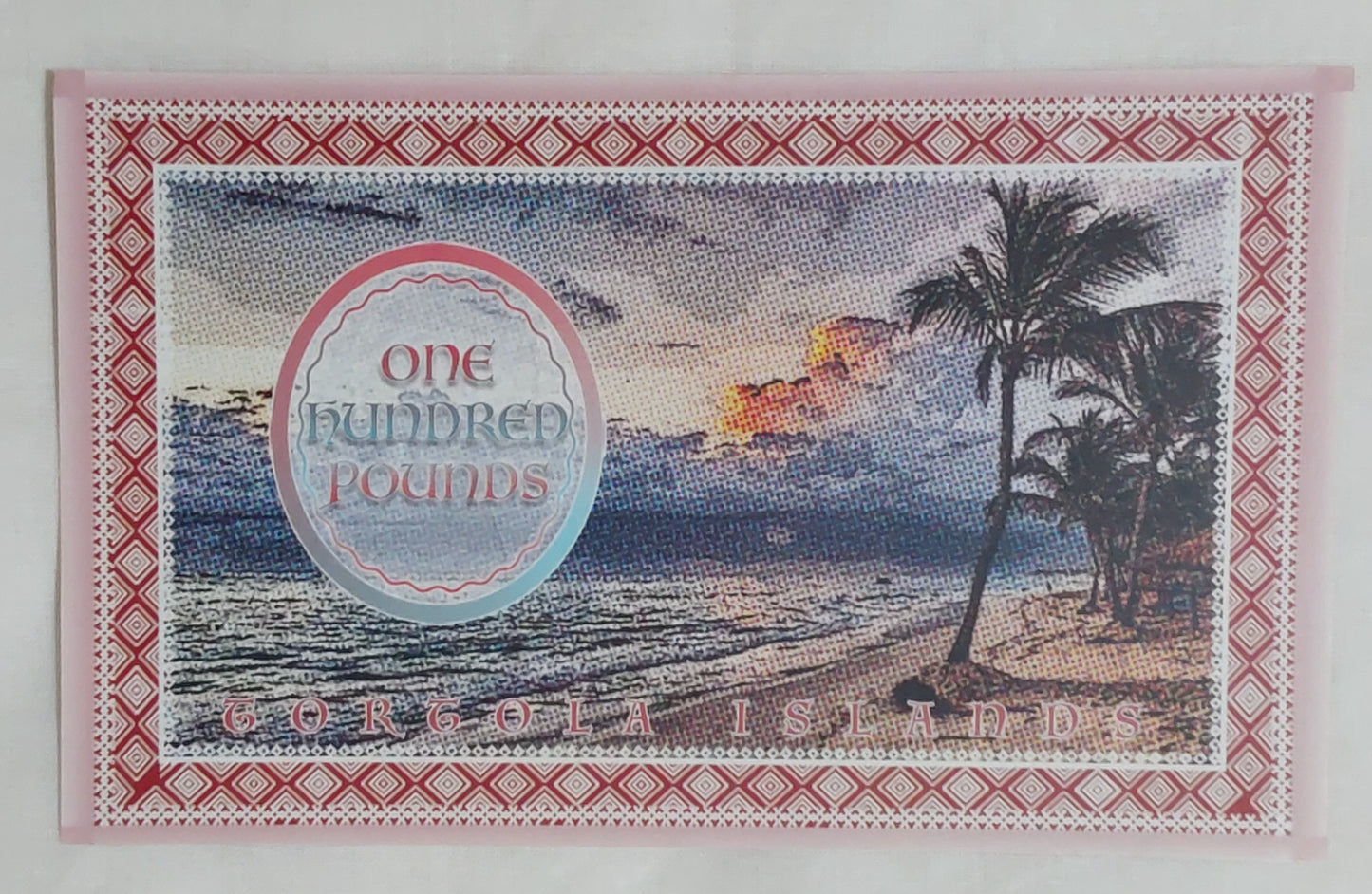 TORTOLA ISLANDS 5, 10, 20, 50, 100 Pounds 2019 FANTASY set