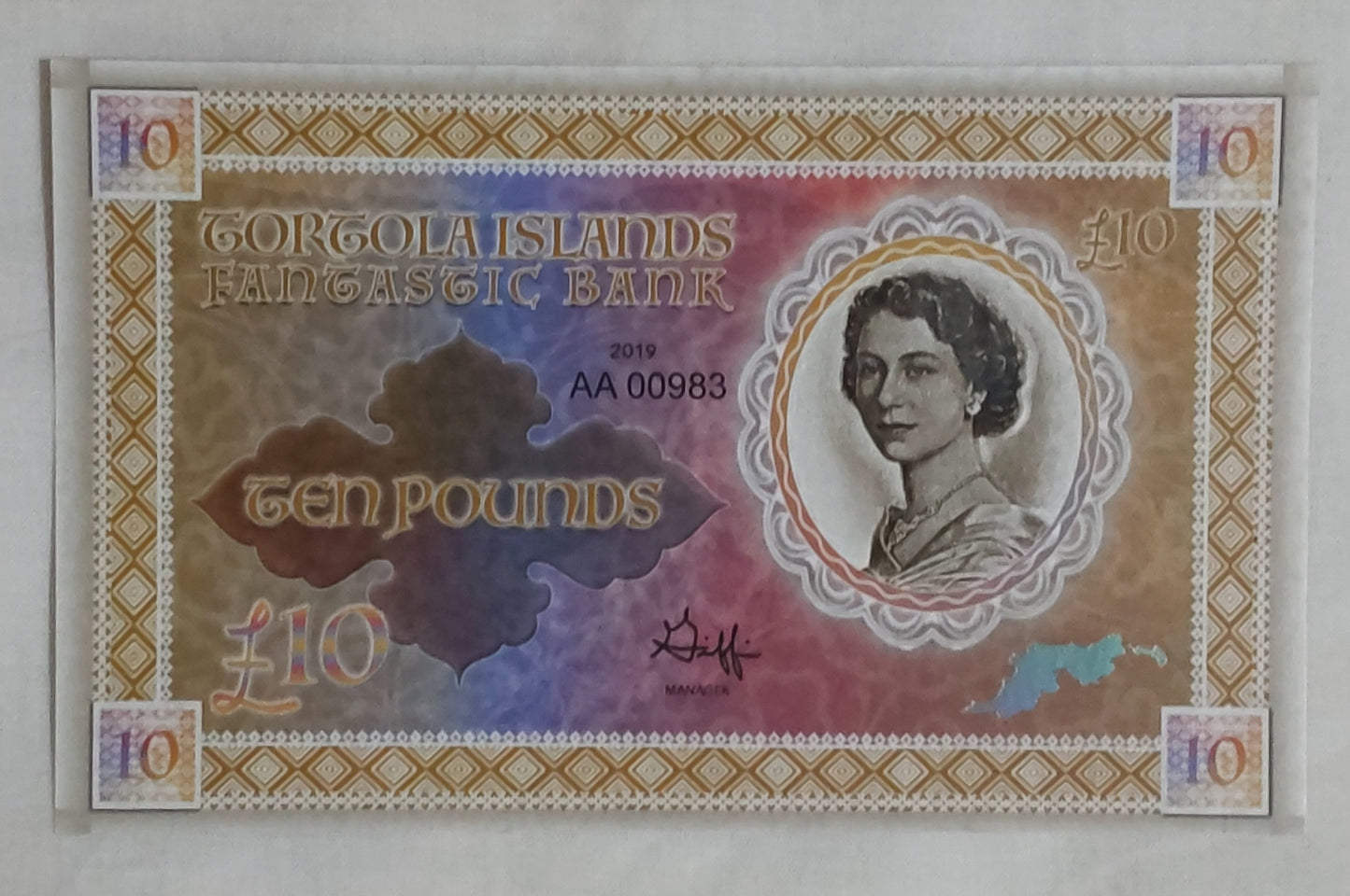 TORTOLA ISLANDS 5, 10, 20, 50, 100 Pounds 2019 FANTASY set