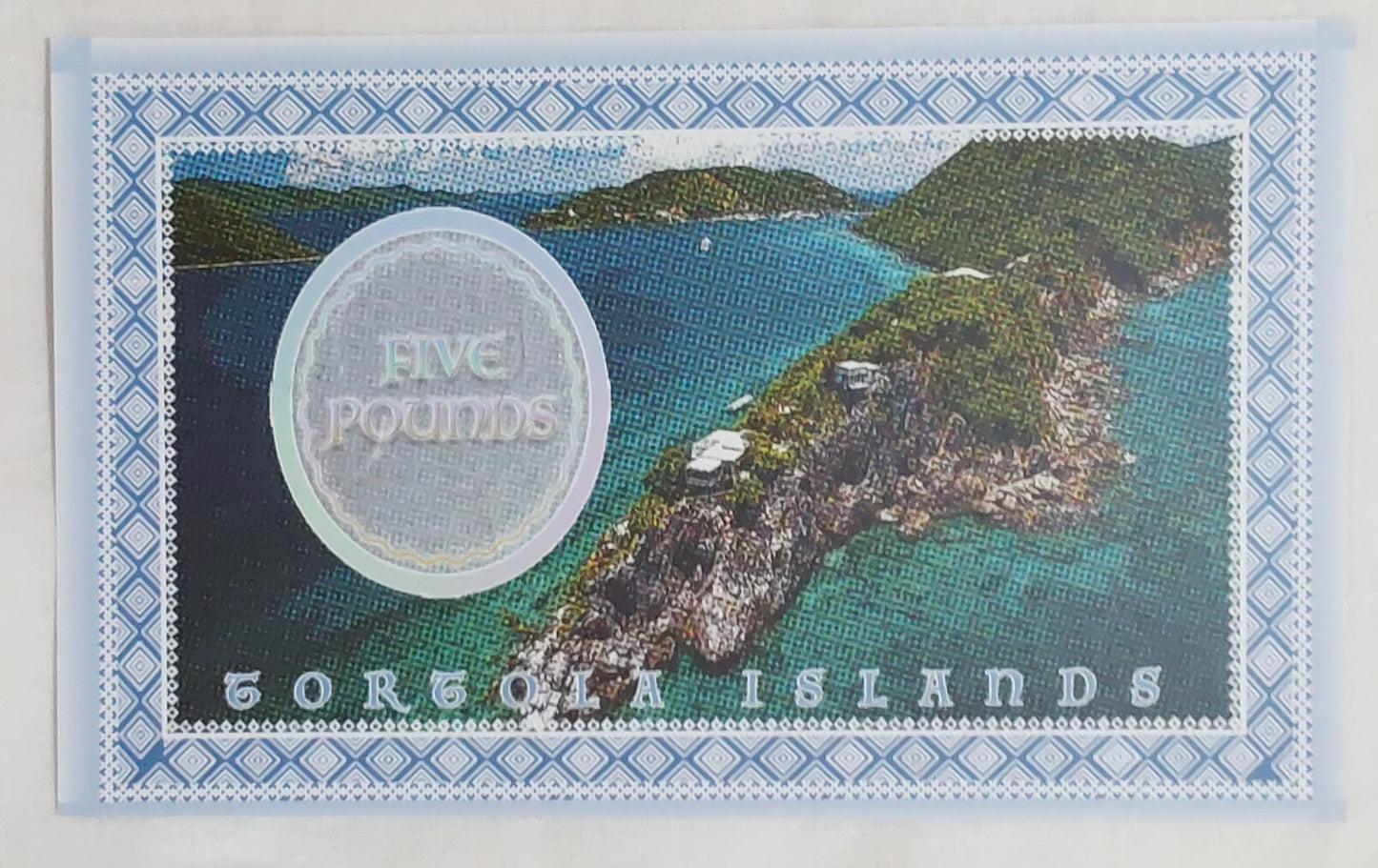 TORTOLA ISLANDS 5, 10, 20, 50, 100 Pounds 2019 FANTASY set