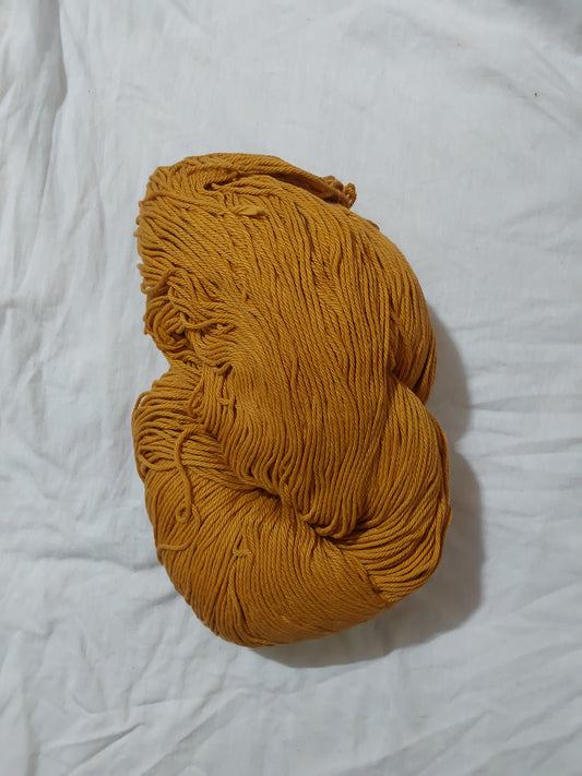 PU 4ply Cotton Yarn for Crochet/Knitting Brown- Tawny