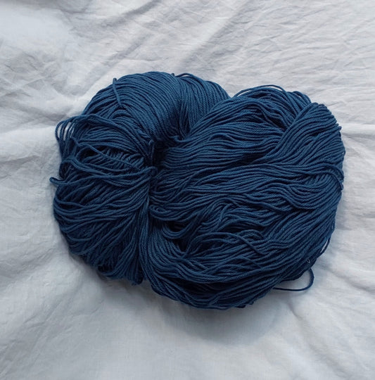 PU 4ply Cotton Yarn for Crochet/Knitting Blue - Sapphire