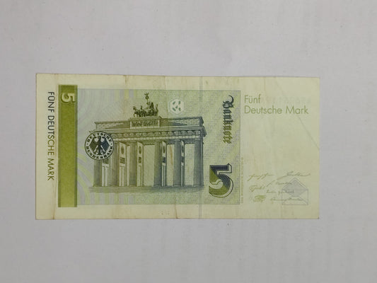 Germany 5 Mark 1991 P37 Used