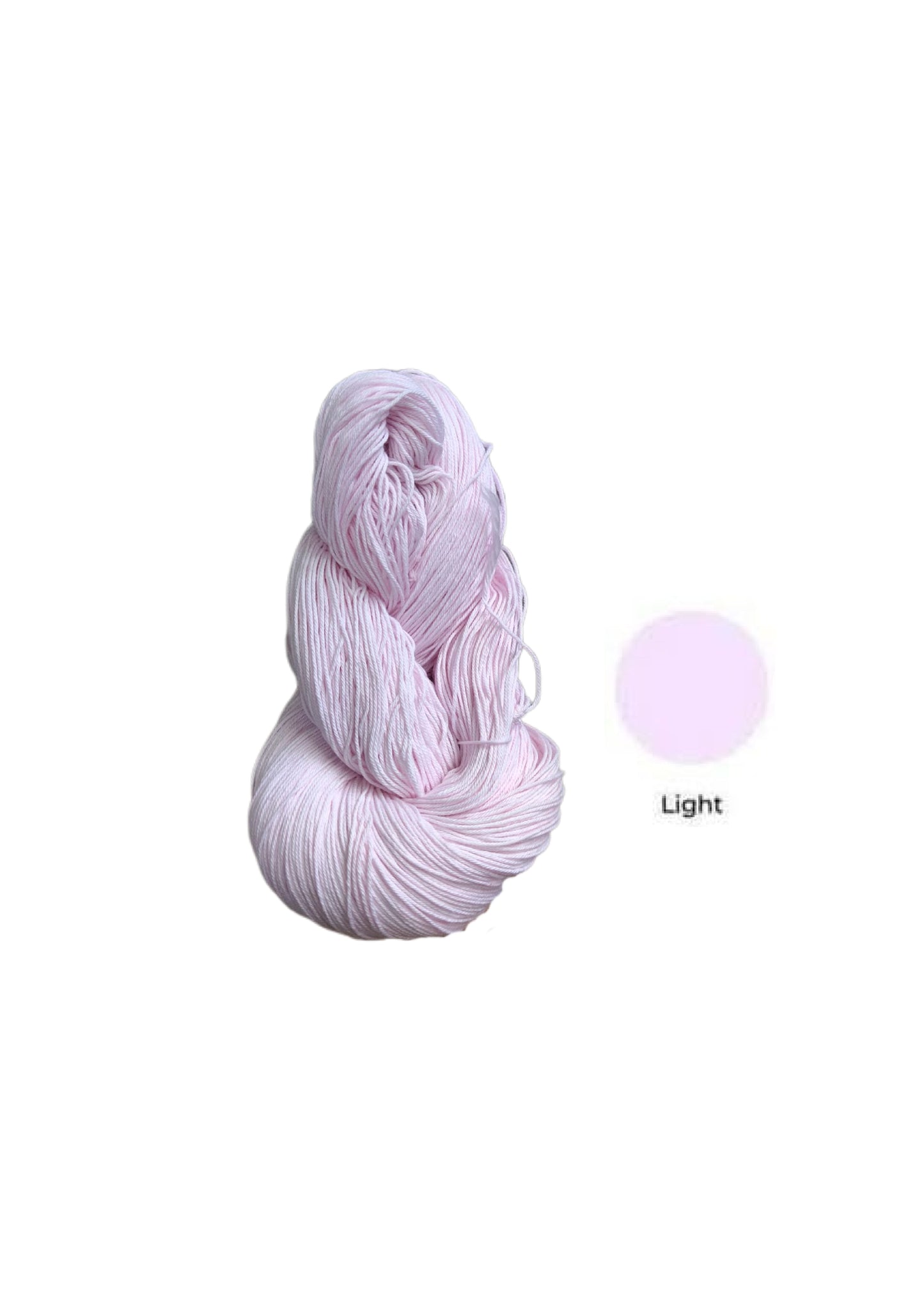 PU 4ply Cotton Yarn for Crochet/Knitting Purple - Light
