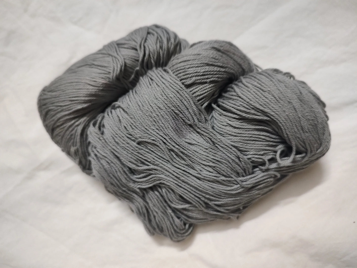 PU 4ply Cotton Yarn for Crochet/Knitting Gray-Gray