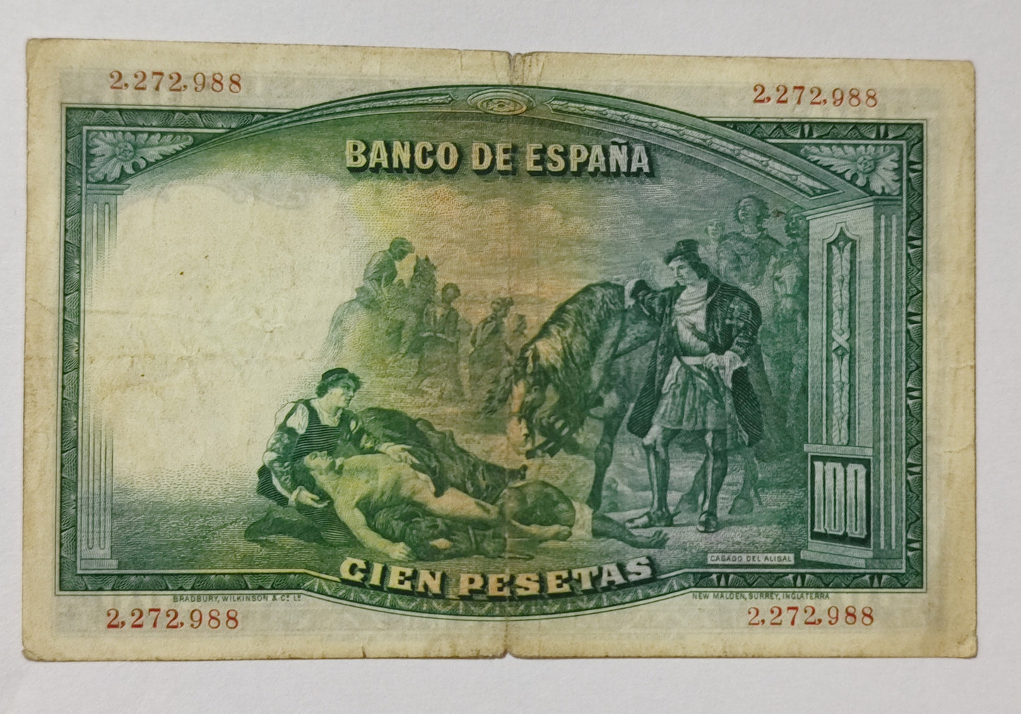 Spain 100Peseta 1931 P83 Used N2