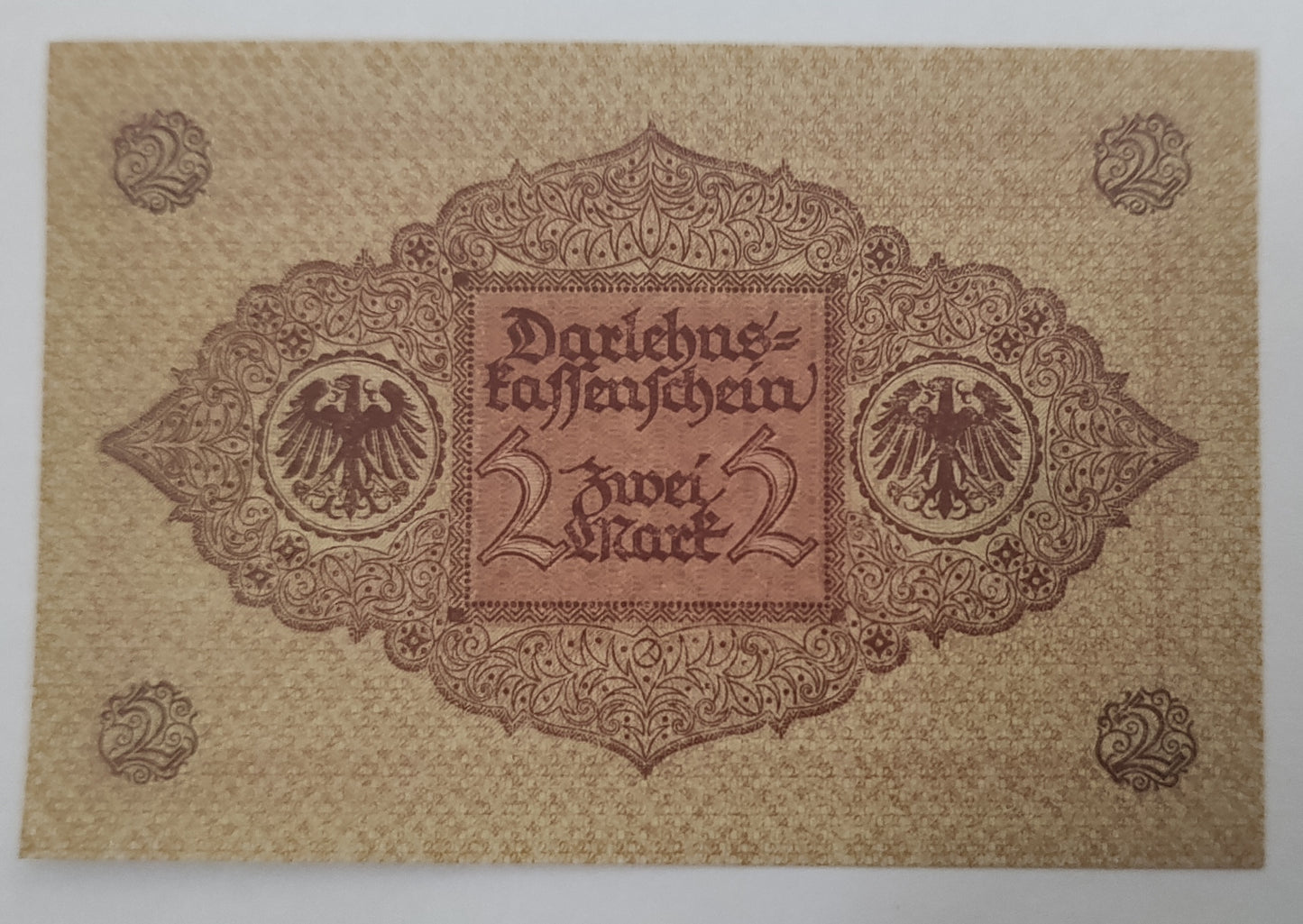 Germany 2 mark 1920 P59 Used