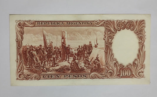 Argentina 100 Pesos 1964-65 P272c Used Note - Rare Currency Collector's Item