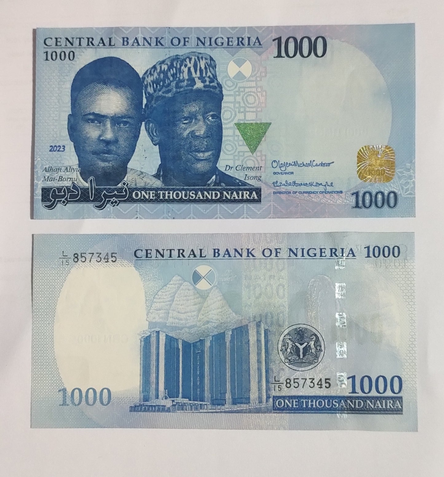 NIGERIA 1000 NAIRA 2023 P-49 UNC