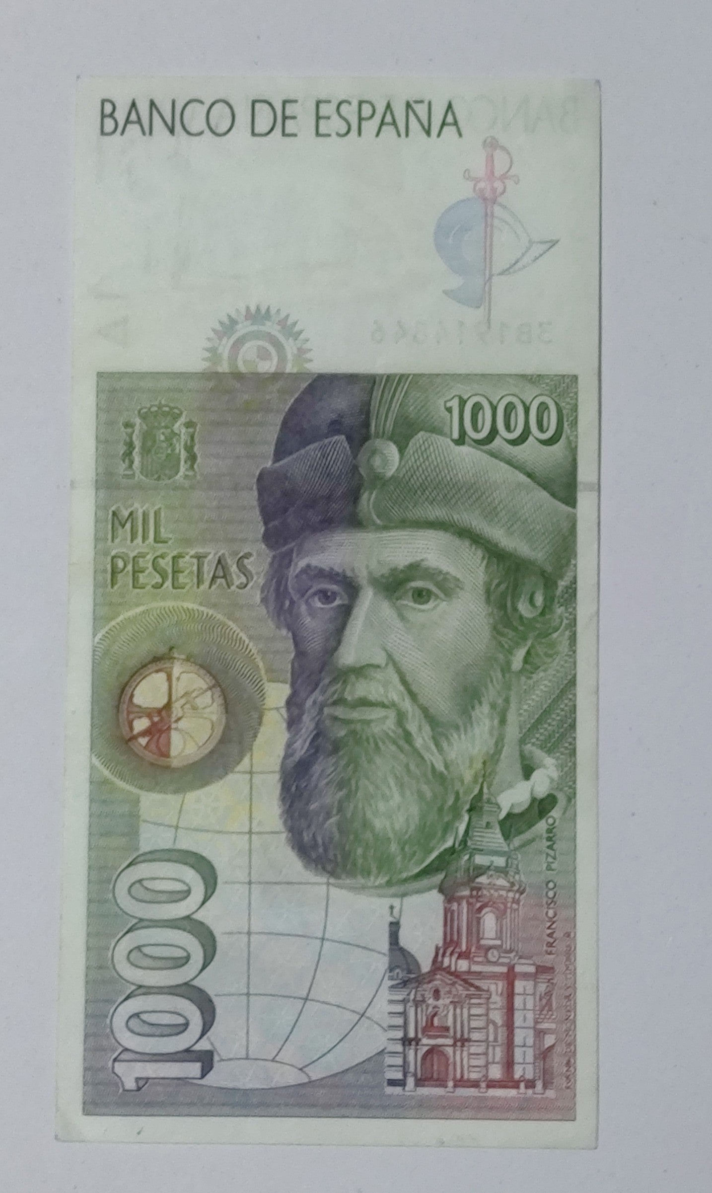 Spain 1000 Pesetas 1992 P163 Used N1