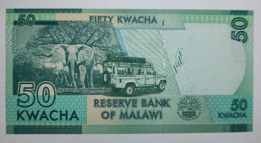 Malawi 50 Kwacha 2020 P64 UNC Banknote - ZealHobbieZ