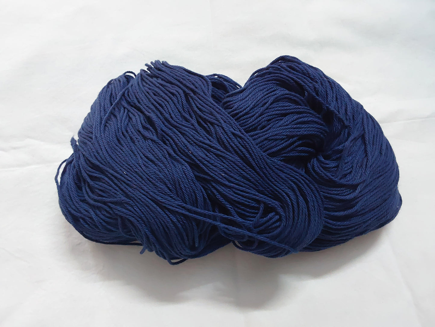PU 4ply Cotton Yarn for Crochet/Knitting Navy Blue - ZealHobbieZ