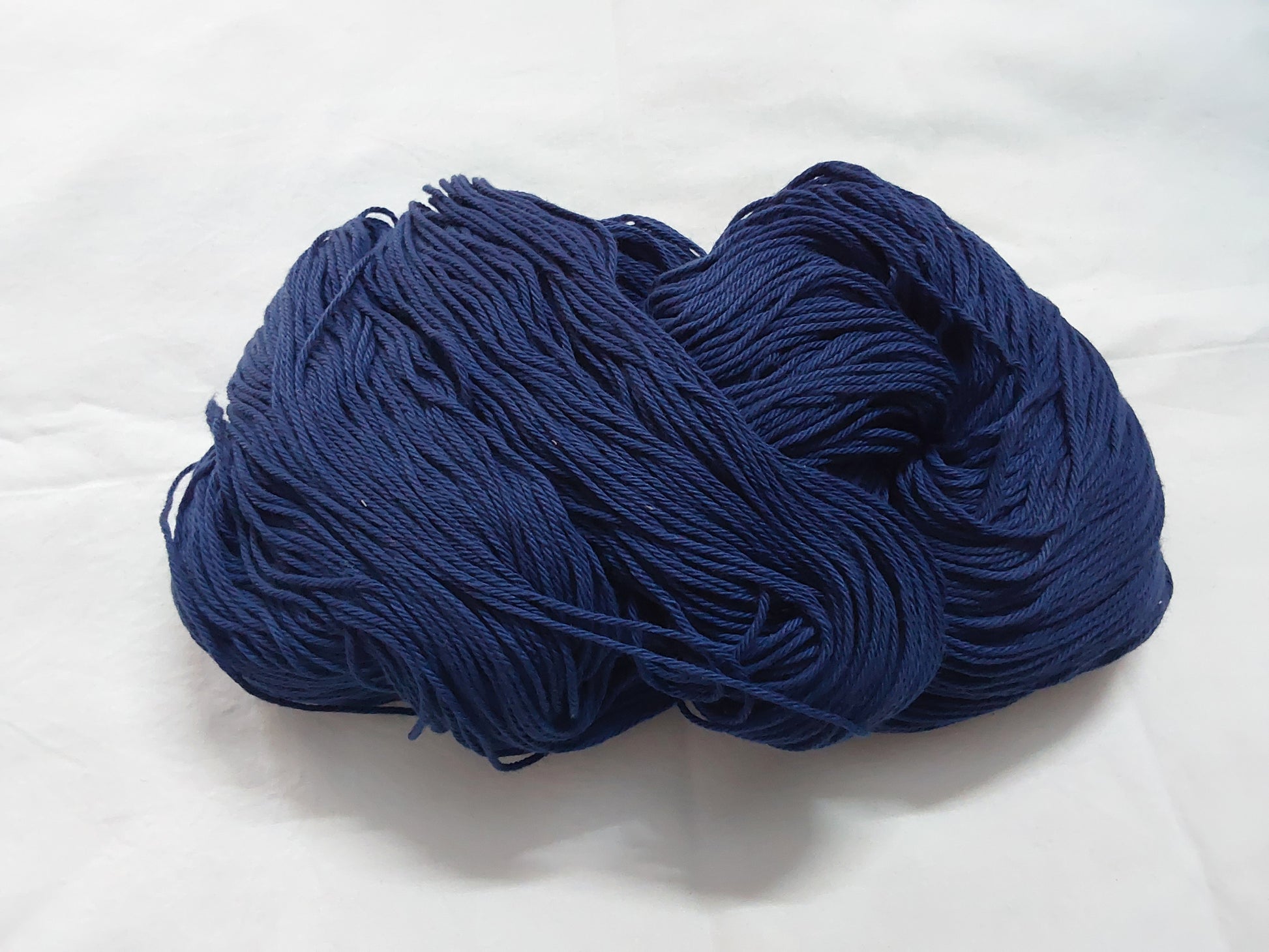 PU 4ply Cotton Yarn for Crochet/Knitting Navy Blue - ZealHobbieZ