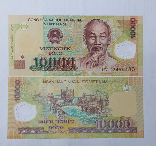 Vietnam 10000 Dong 2022 UNC - ZealHobbieZ