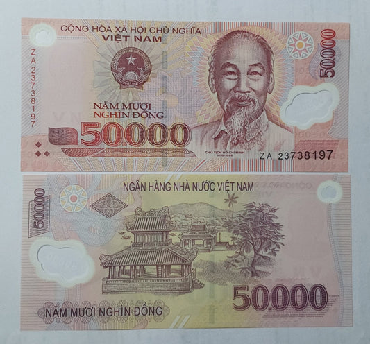 Vietnam 50000 Dong 2023 UNC P121 - ZealHobbieZ