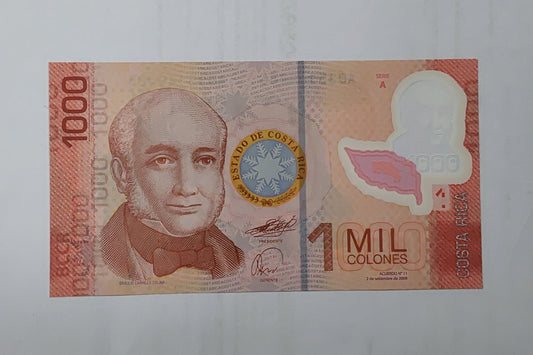 Costa Rica 1000 Colones 2009 UNC Polymer - ZealHobbieZ