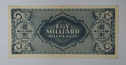 Hungary 1 000 000 000 Millions Pengos P131 1946 used note - ZealHobbieZ