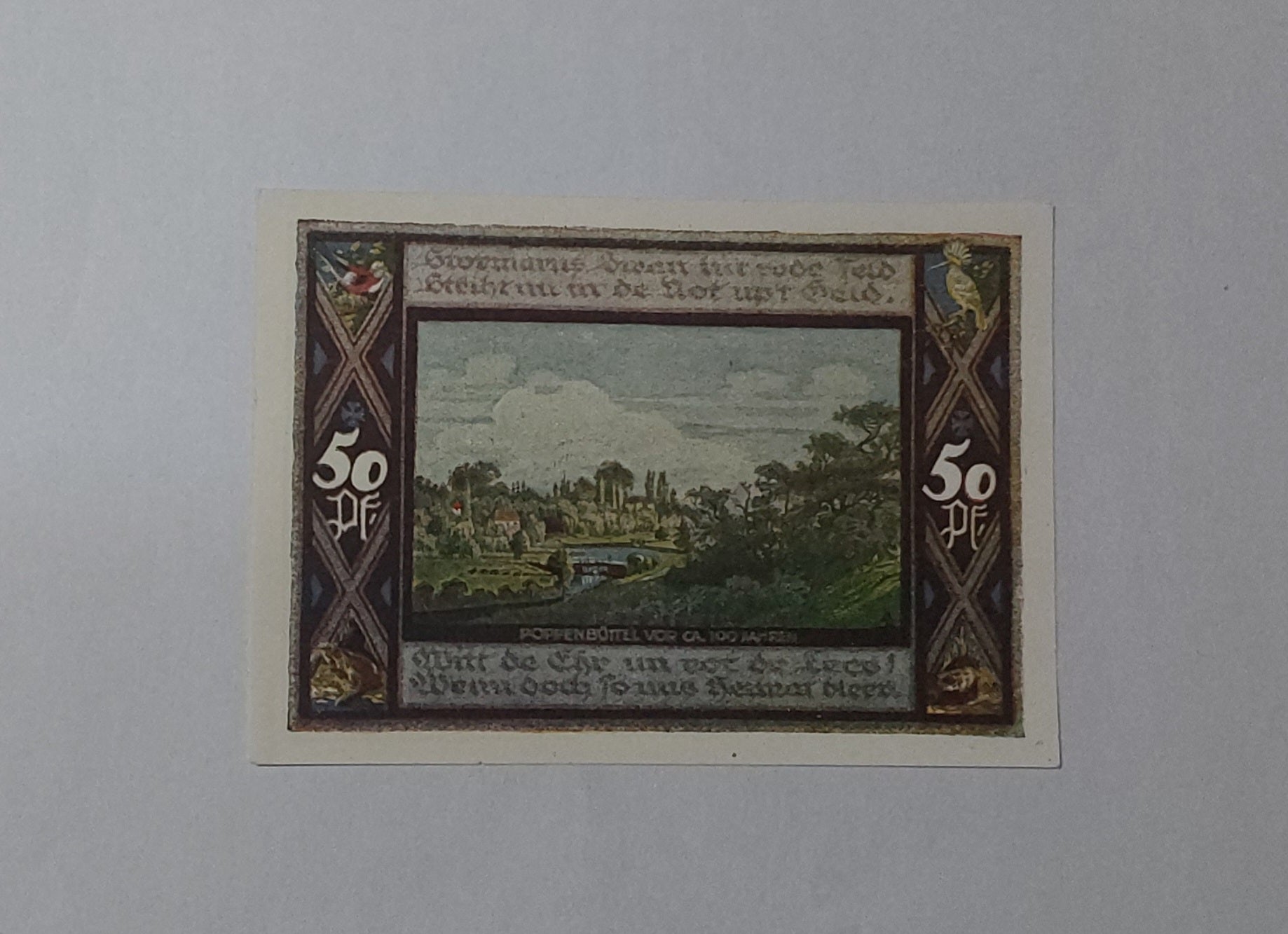 Germany Notgeld 50 Pfennings 1921 Used (small size) - ZealHobbieZ