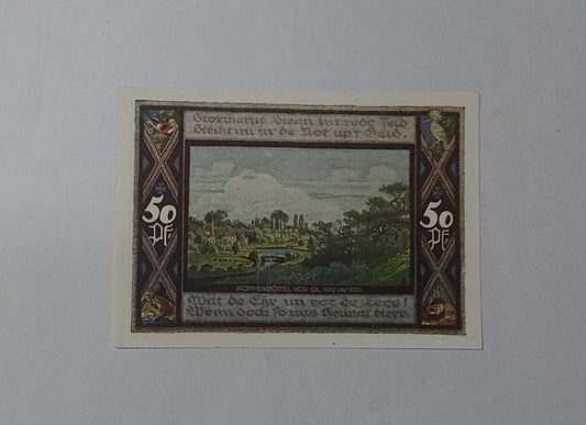Germany Notgeld 50 Pfennings 1921 Used (small size) - ZealHobbieZ