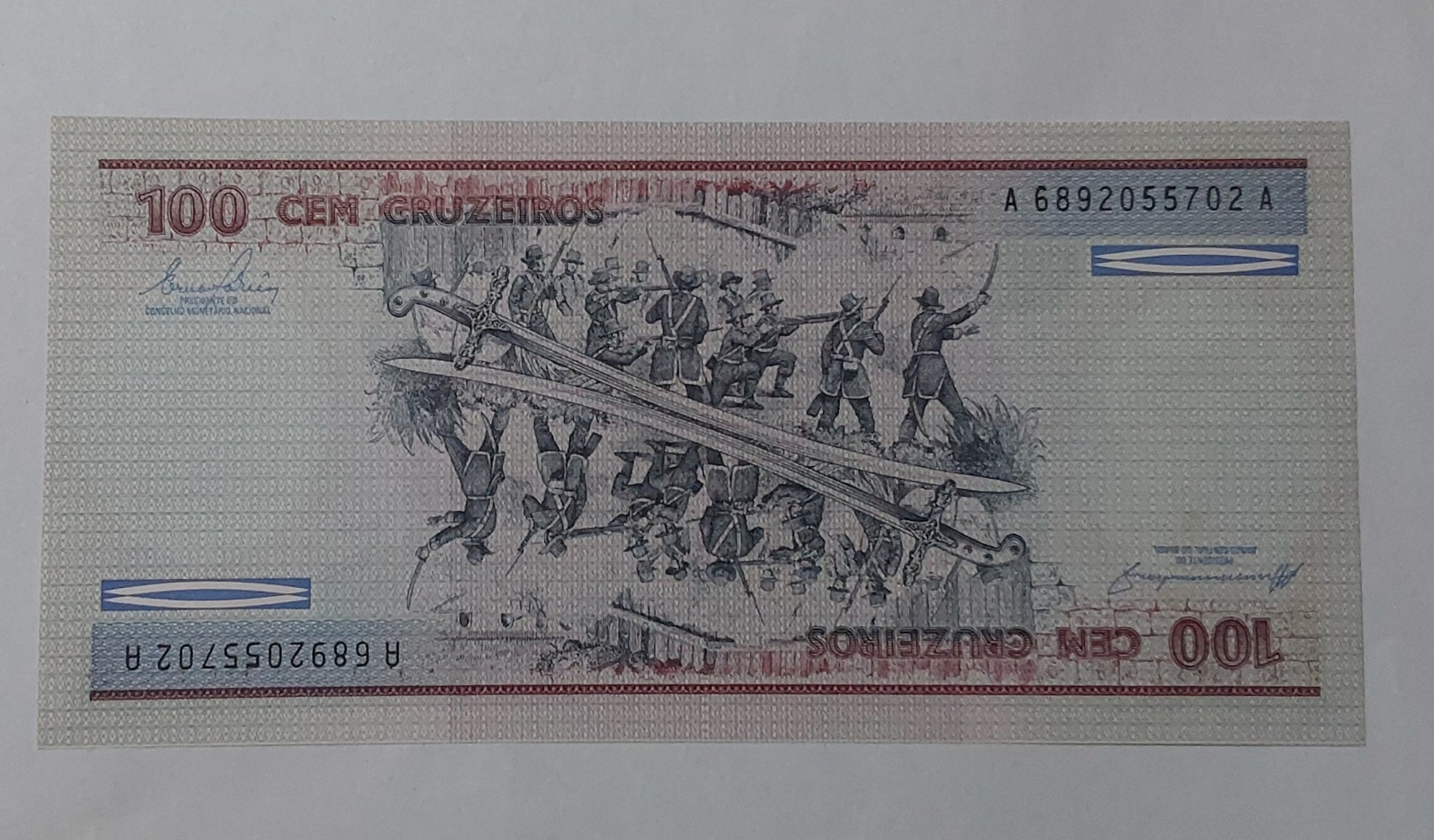 Brazil 100 Cruzeiros UNC 1981-1984 - ZealHobbieZ