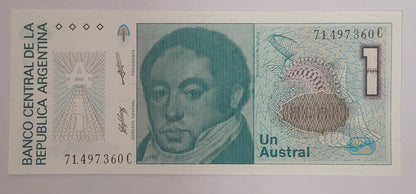 Argentina 1 Austral 1985-91 UNC P323 - ZealHobbieZ