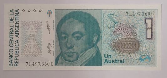 Argentina 1 Austral 1985-91 UNC P323 - ZealHobbieZ