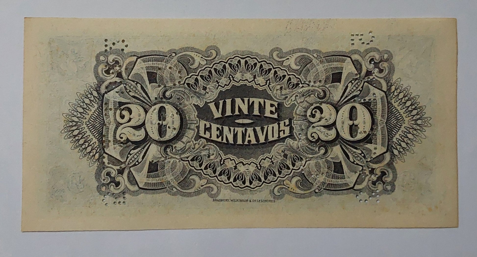 Mozambique 20 Centavos 1933 UNC R29 - ZealHobbieZ