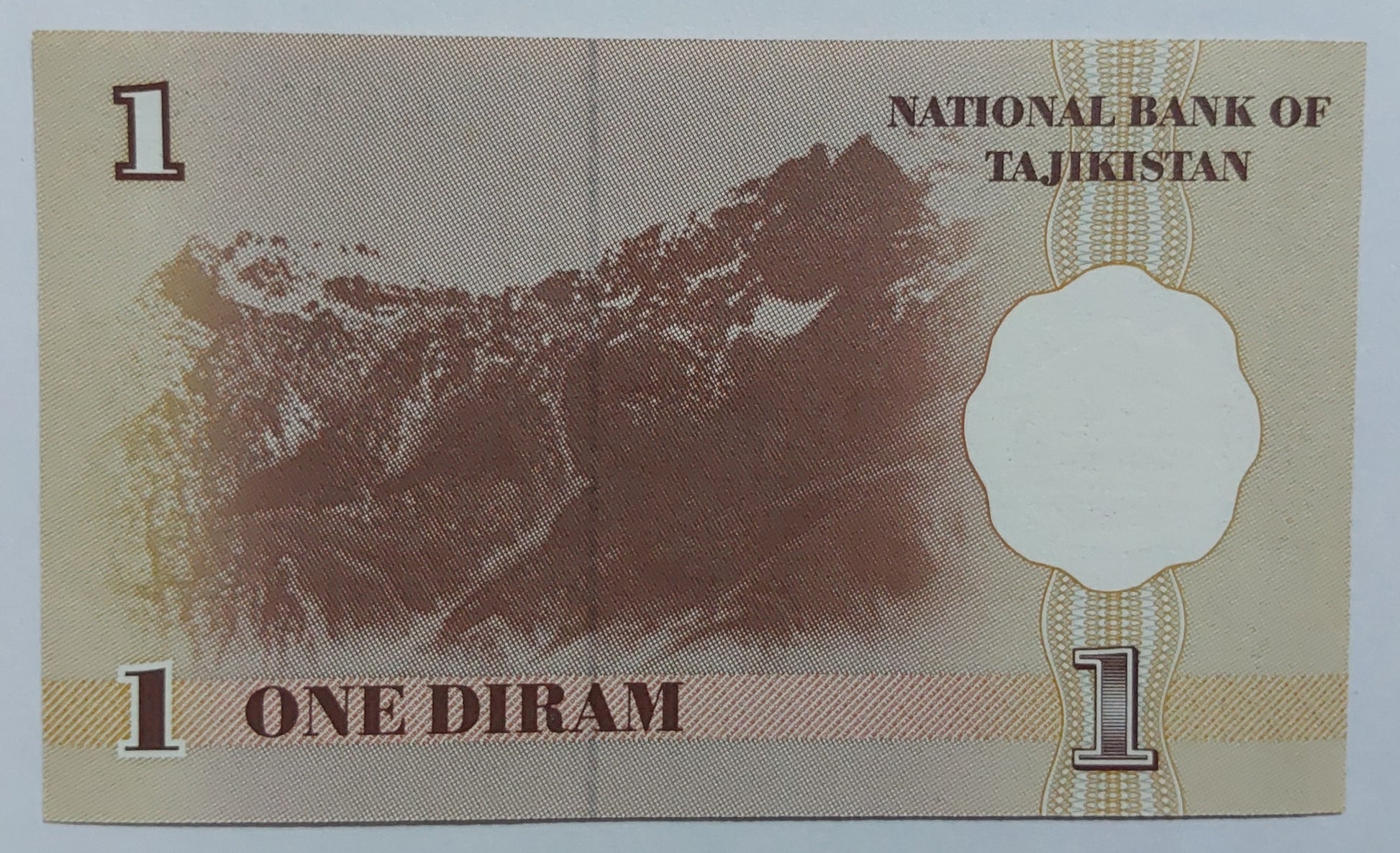 Tajikistan 1 Diram 1999 P10 UNC - ZealHobbieZ