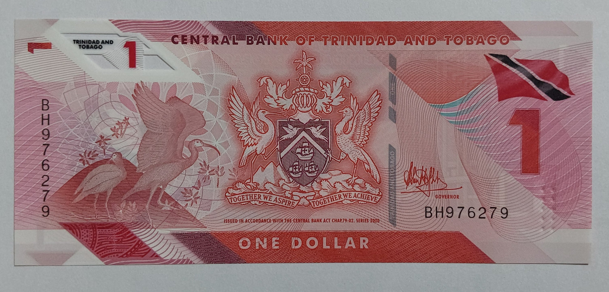 Trinidad and Tobago 1 Dollar 2020 P60 UNC Polymer - ZealHobbieZ