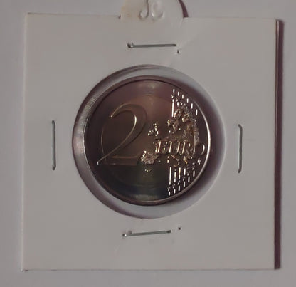 2 Euro Portugal Olympics Symbol in Heart 2024 coin - ZealHobbieZ