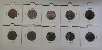 Turkey Solar planet 10 Coins set 1 kurus (2022-23) - ZealHobbieZ