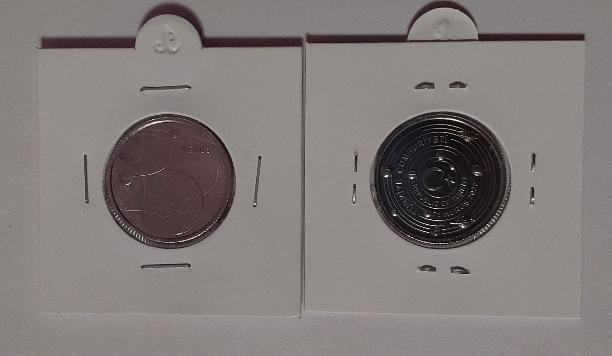 Turkey Solar planet 10 Coins set 1 kurus (2022-23) - ZealHobbieZ