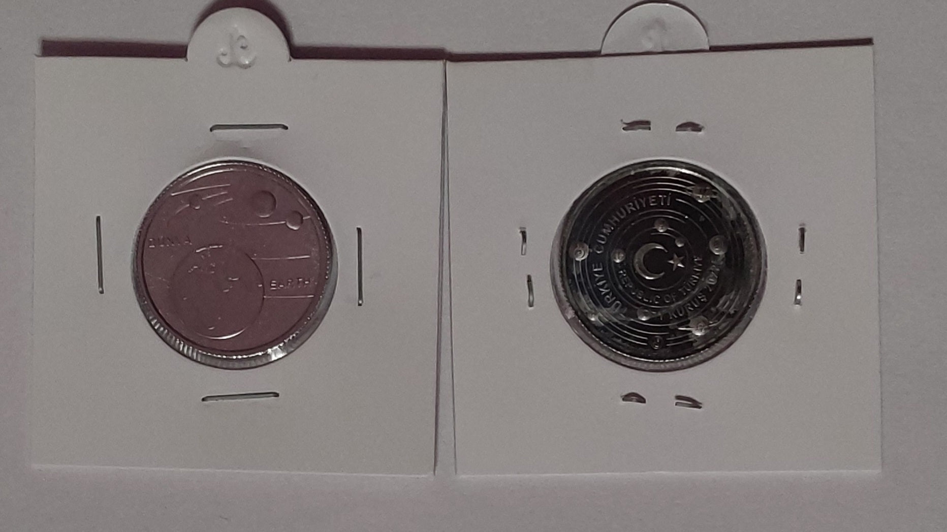 Turkey Solar planet 10 Coins set 1 kurus (2022-23) - ZealHobbieZ