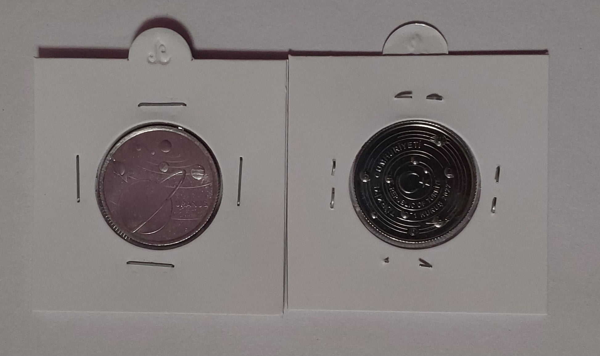 Turkey Solar planet 10 Coins set 1 kurus (2022-23) - ZealHobbieZ